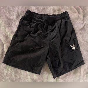 Black Men's Playboy By Pacsun Nylon Shorts Trunks